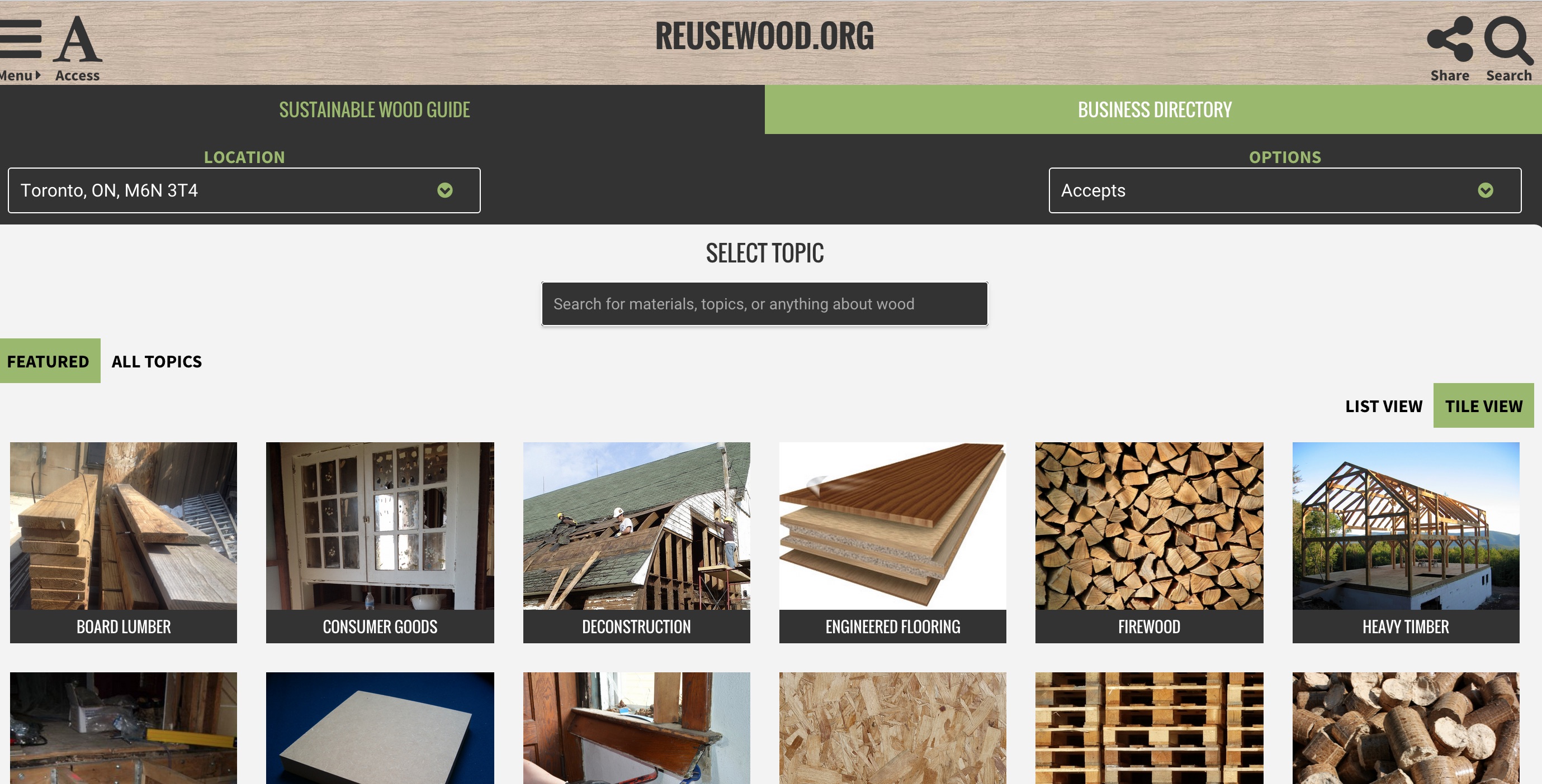 Wood products industry releases Reuse Wood website
