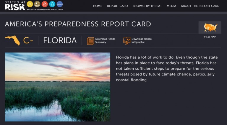 A bare pass: Florida at serious risk for extreme weather changes, says climate change report card