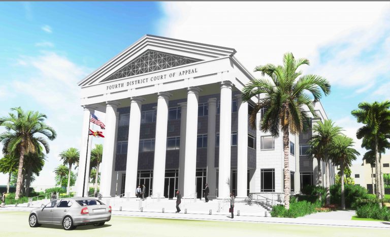 Ground breaks for Florida 4th District Court of Appeal courthouse and parking garage