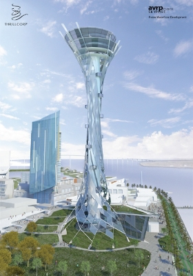 Orlando-based ThrillCorp says SkySpire Tower to anchor $1.2 billion San Diego bayfront redevelopment