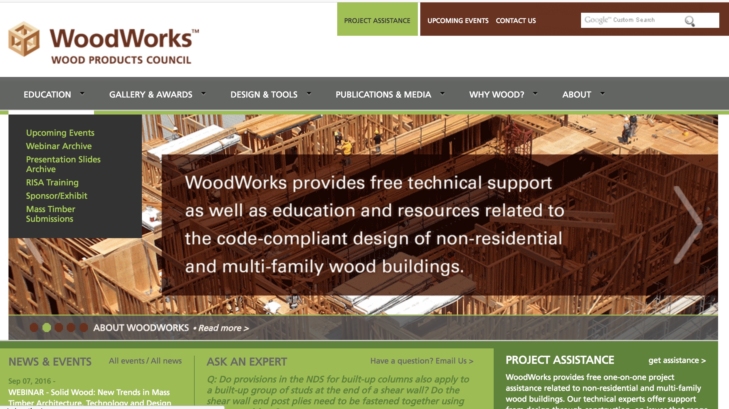 woodworks page