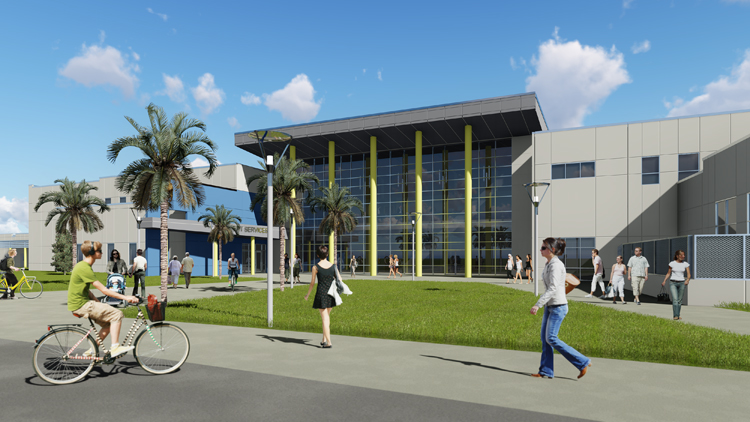 Construction starts on $25.3 million Sarasota County technical center and library project