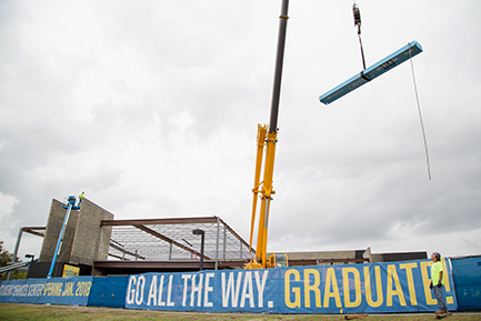 New Seminole State College Student Services Center reaches topping out stage