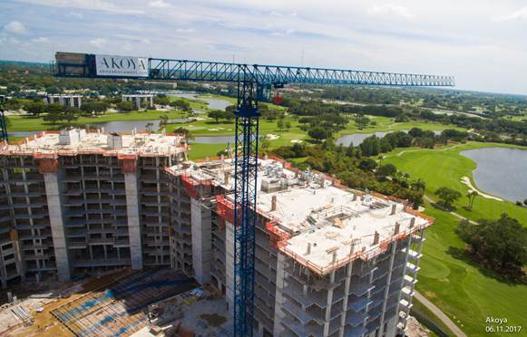 Siemens Group’s Akoya Boca West Residences tops off at 10 floors