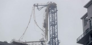 Hurricane irma crane