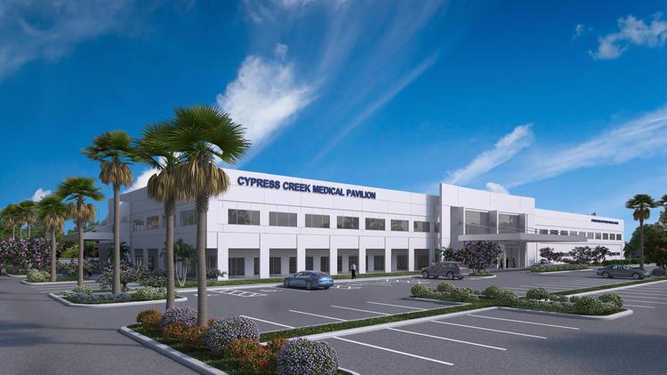 $30 million Cypress Creek Medical Pavilion reaches construction milestone