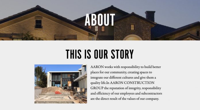 aaron construction group