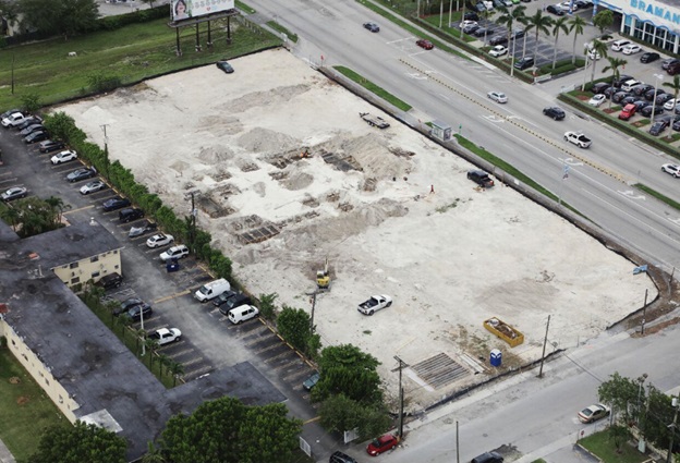FRONTIER breaks ground on gas station, convenience stores in Miami