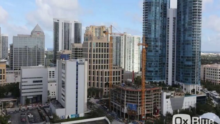 Time-lapse images show construction progress of Fort Lauderdale’s tallest residential tower