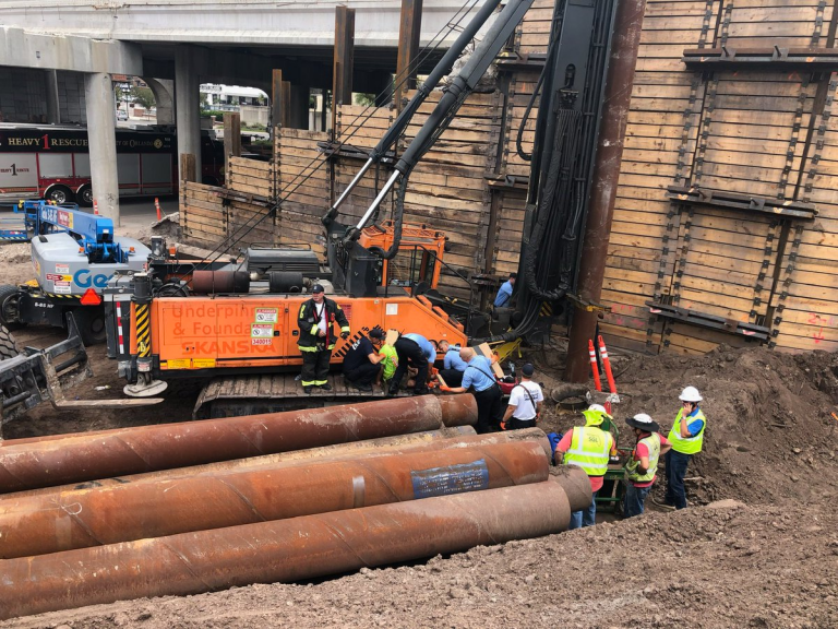 I-4 worker struck by 7,000-pound pipe in Orlando