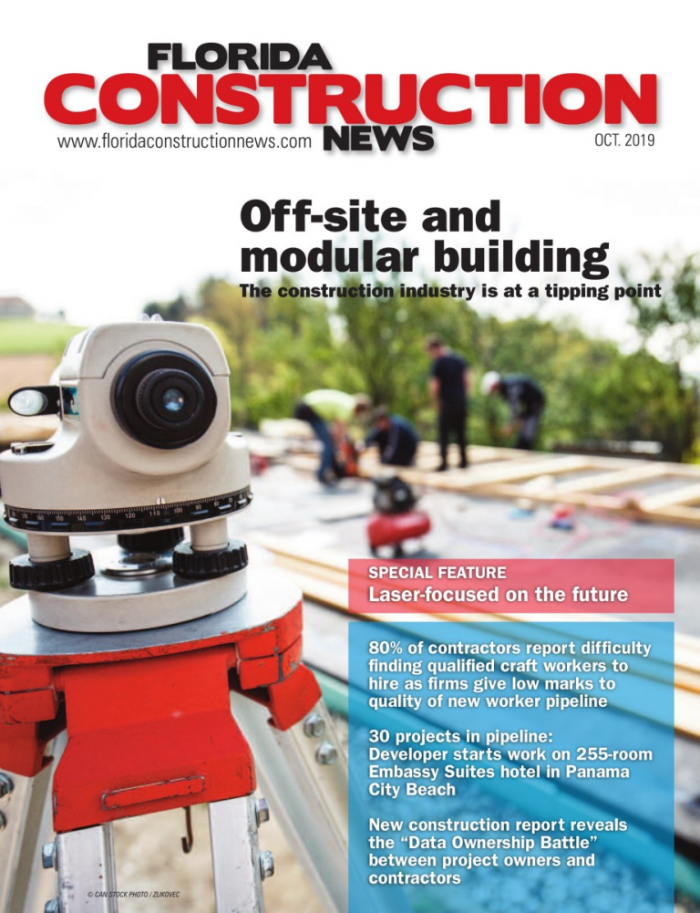 Latest (October 2019) Florida Construction News magazine issue published