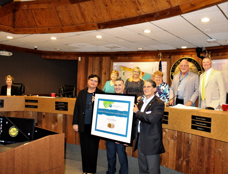 Davie designated as latest FGBC Local Government: Town recertifies as ‘Florida Green’ at Silver level