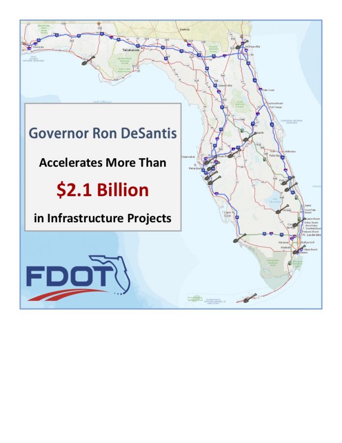FDOT accelerated projects map