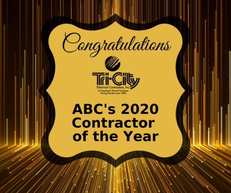 ABC Names Tri-City Electrical Contractors 2020 Contractor of the Year