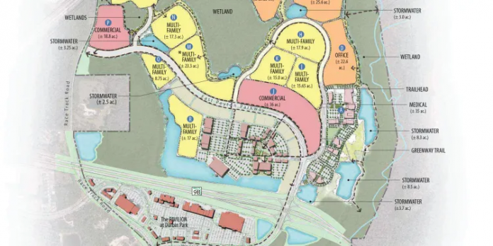 Site plan by Prosser, via St. Johns County Commission documents
