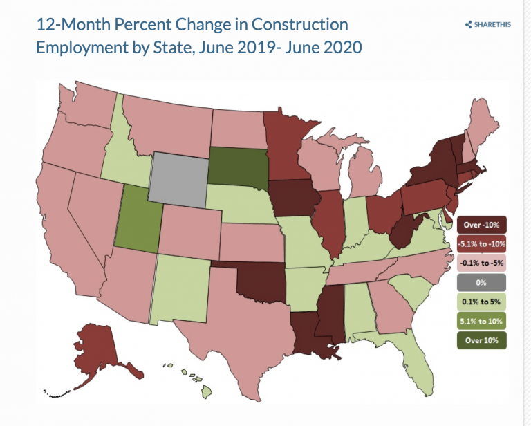 Florida construction employment increases from May to June, but future growth is less certain: AGCA analysis