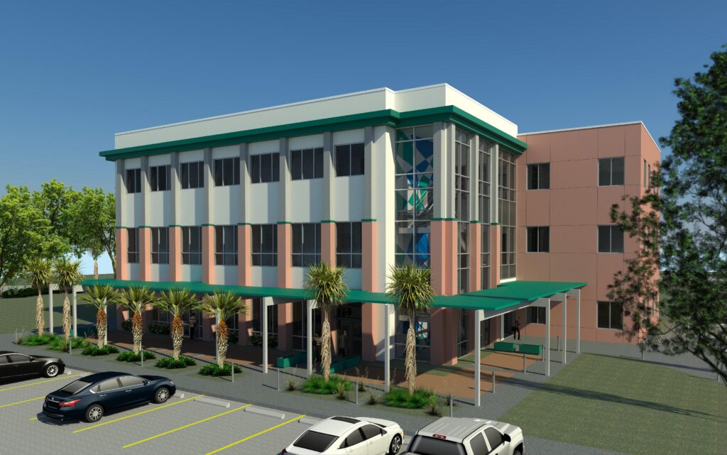 Rendering, Center for Entrepreneurship and Innovation, Florida Gulf Coast University