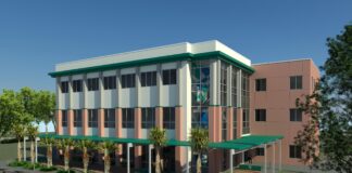 Rendering, Center for Entrepreneurship and Innovation, Florida Gulf Coast University
