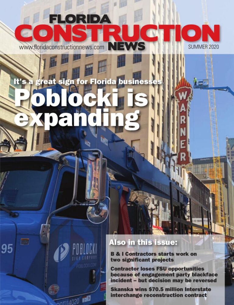 Latest (Summer 2020) Florida Construction News magazine issue published