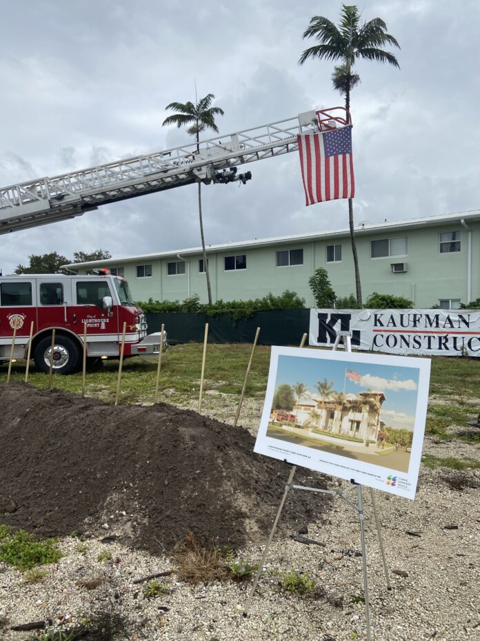 KL lighthouse point fire station groundbreaking