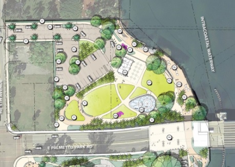 Construction begins of new waterfront park in Boca Raton