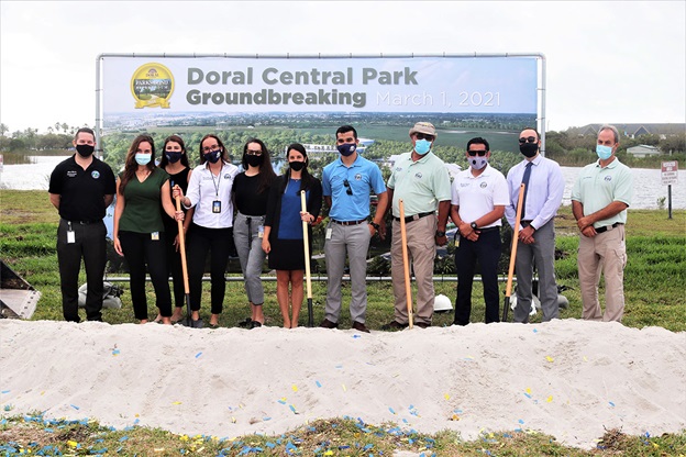 Ground broken on Doral Central Park expansion project