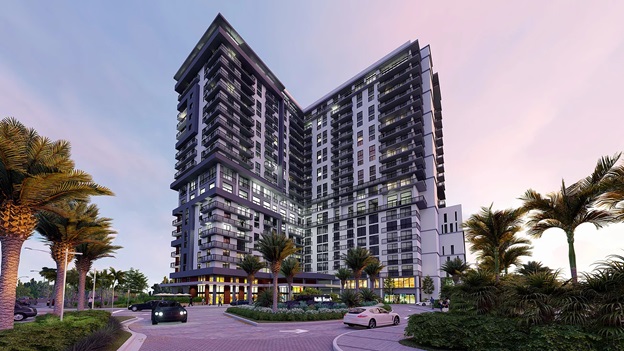 Developer secures $76 million construction loan for 23-story community in North Miami Beach