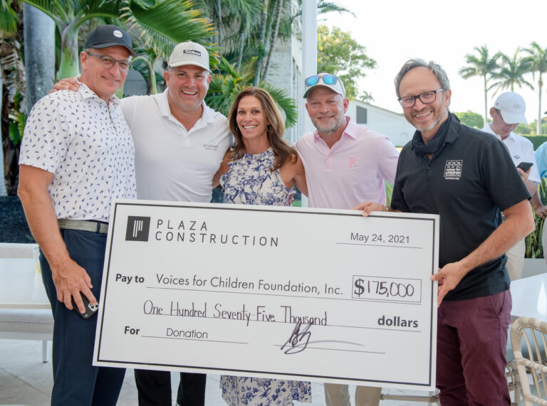 15th annual Plaza Construction Golf Invitational raises $175,000 for Voices for Children Foundation