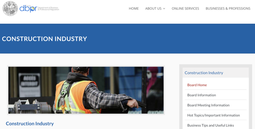 Six appointed to Construction Industry Licensing Board Florida