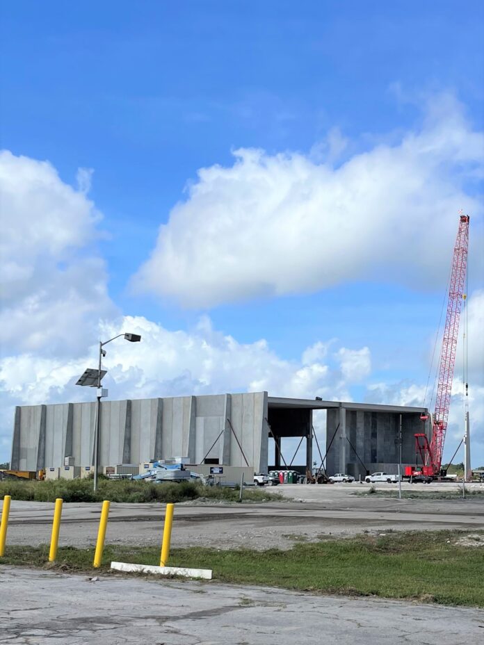 Photo 5: FINFROCK’s Belle Glades concrete manufacturing facility walls begin to rise