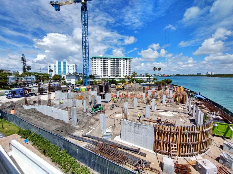 Miami condo starts vertical construction; topping off scheduled for December