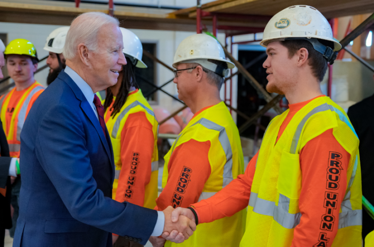 America will build infrastructure with American material: President Biden