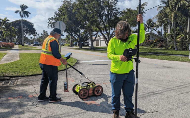 Multiple surveying companies mapping Fort Lauderdale water infrastructure