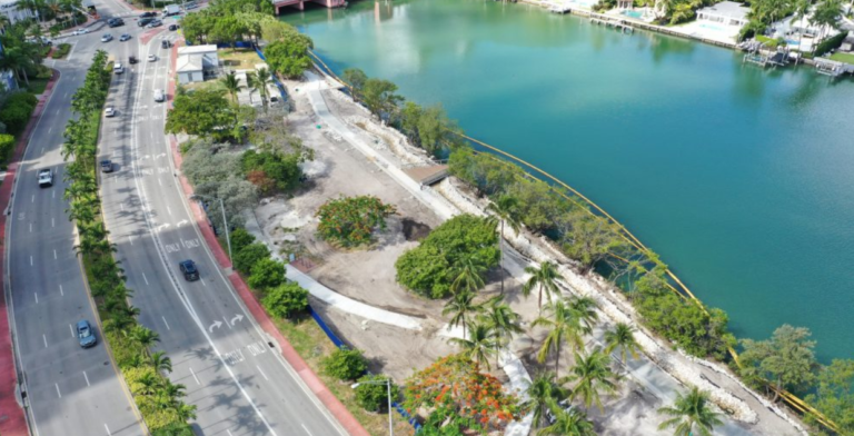 Miami Beach unveiling of Brittany Bay Park living shoreline Friday