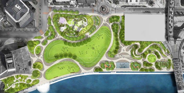 Jacksonville’s Riverfront Plaza project officially starts construction