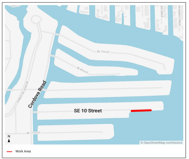 Southeast Isles Seawall replacement project underway this week