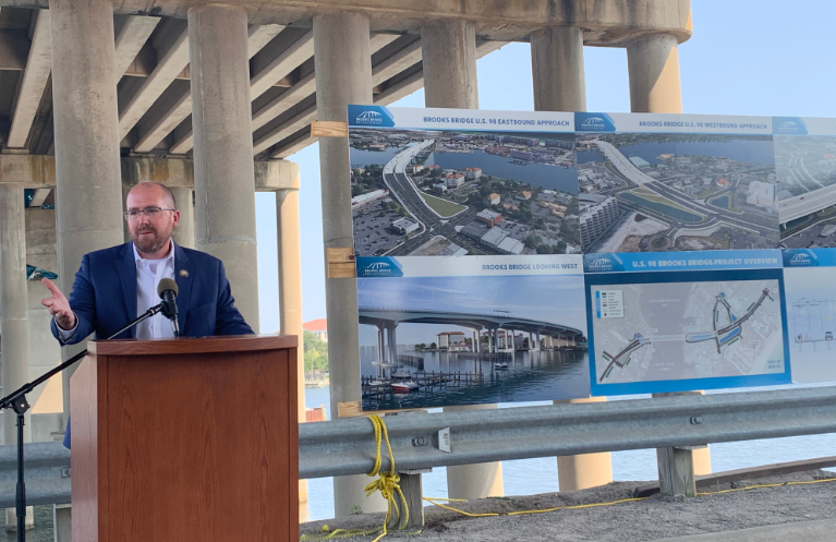 Groundbreaking starts $171 million Brooks Bridge replacement project