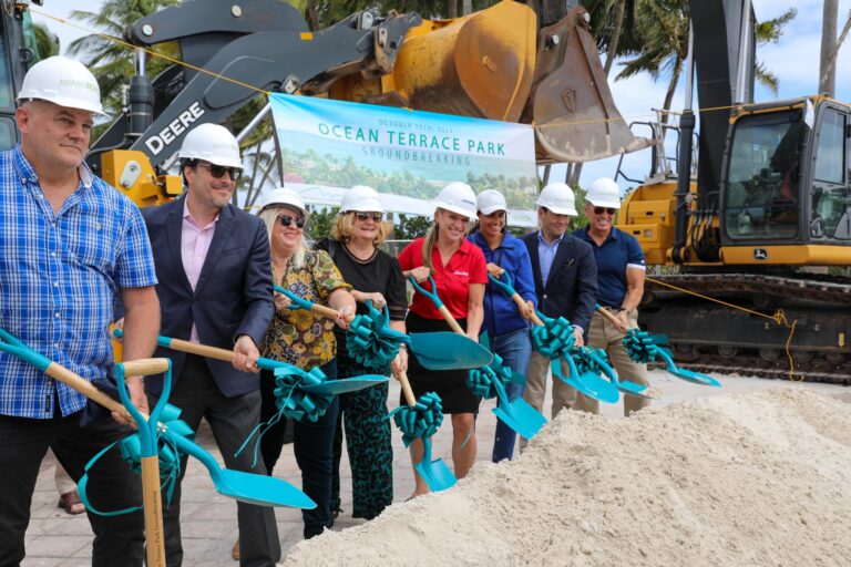 Miami Beach breaks ground on Ocean Terrace Park and sreetscape improvements