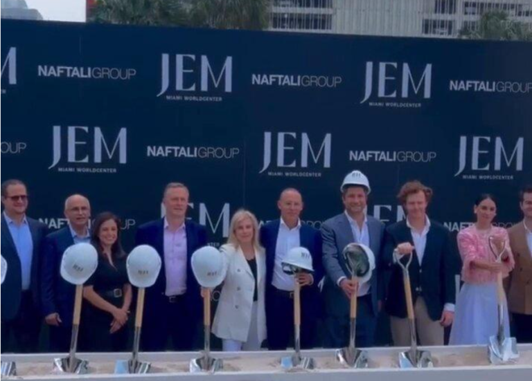 Groundbreaking marks start of rapid construction for 67-story Miami tower