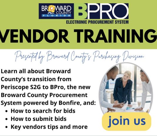 broward county vendor training