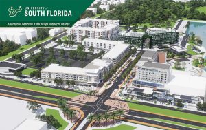 USF Board of Trustees approves plans for Fletcher District development