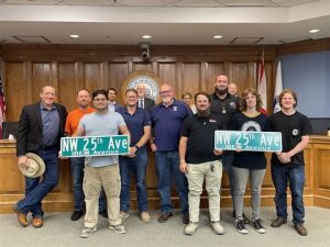 Gainesville honors IBEW Local 1205 with street naming