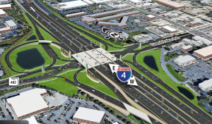 Florida advances I-4 express lanes, truck parking and new air mobility hub