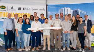 PCL Construction marks topping out of The Harrison, a major mixed-use development in Tampa