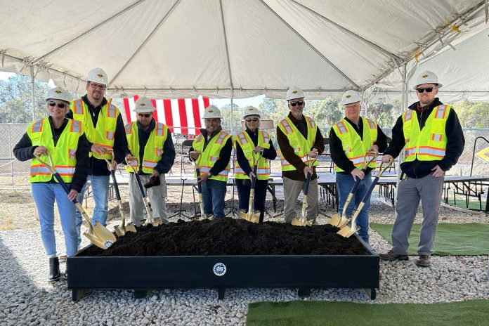 water groundbreaking