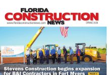 Latest (Spring 2026) Florida Construction News magazine issue published Florida Construction News cover spring 2026