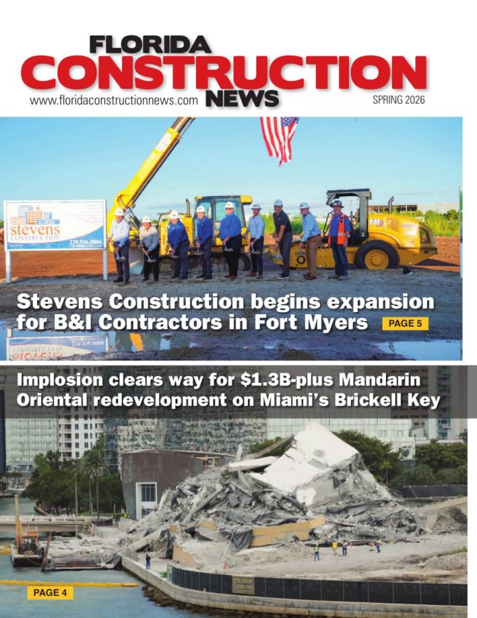 Florida Construction News cover Spring 2026 Florida Construction News cover spring 2026