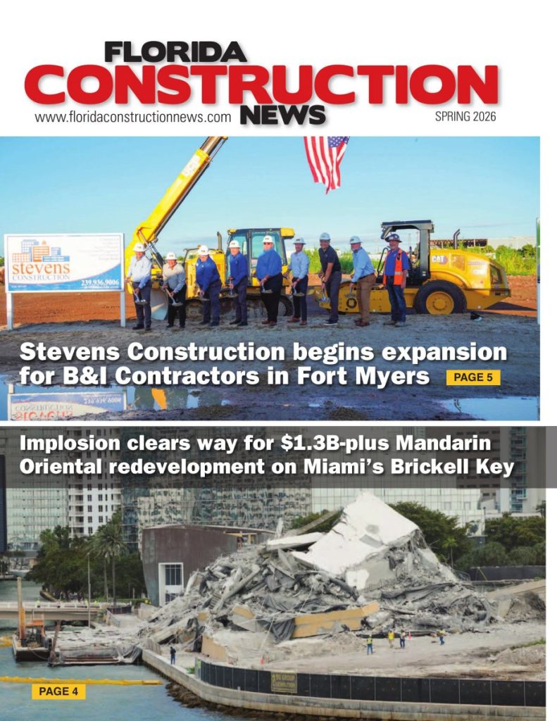 Florida Construction News cover spring 2026