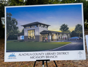 library Ground broken on new Micanopy Library as community celebrates major milestone