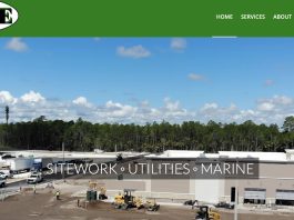 cline construction webpage